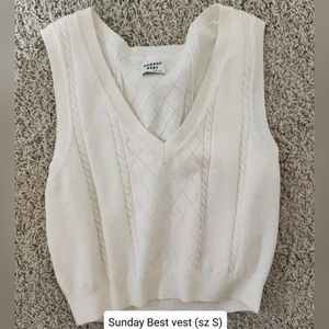 Aritzia Sunday Best Sweater Vest